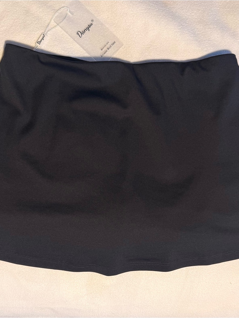 Black Mini Skirt - Sleek A-Line Tube Style